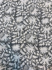 Brindle Block Print Handloom Linen Fabric